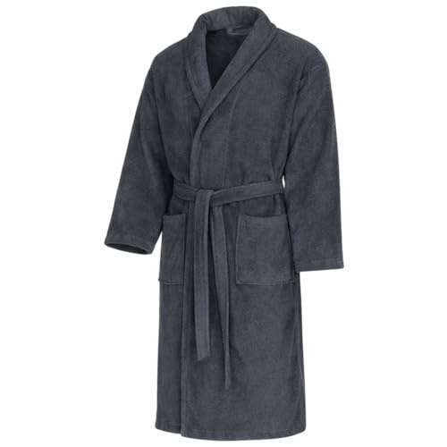 Clinotest Premium Frottee Bademantel XL – Unisex für Damen & Herren – Baumwolle-Polyester, Schalkragen, Taschen & Aufhänger – Luxusqualität für Hotels, Saunen & Zuhause, Pflegeleicht.
