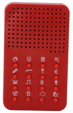 OVAQUIXI Divertente Macchina Sonora con 16 Effetti, Macchina Sonora Compatta con Tasti Elettronici per Scherzi e Risate Durante Le Feste, Materiale Plastico