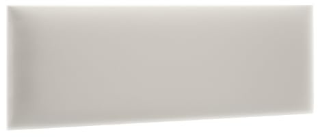 murando - Gepolstertes Wandkissen Bettkopfteil Rechteck Kunstleder 30x90 cm - Polsterpaneel Wandpaneele Gepolstert Wanddeko Schlafzimmer Wohnzimmer Kinderzimmer - Creme