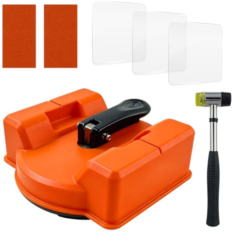 Herramienta de Colocación de Suelos Laminados, Herramienta de Reparación de Suelo con Martillo de Goma, Herramienta de Succión para Suelo Laminado, Vinílico, Madera