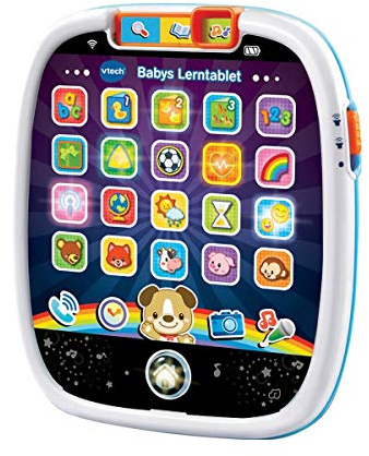 VTech Babys Lerntablet – Niedliches Tablet mit vielen bunten Tasten, Leuchteffekten und Musik – Für Kinder von 12-36 Monaten