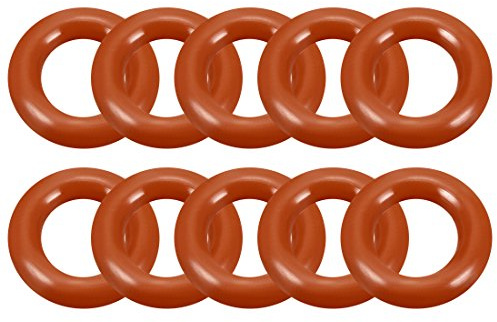 sourcing map 10 Stück O Ringe 5,2mmx10mmx2,4mm Dichtungsringe Rund Gummi Dichtung O Ring Seals NBR Unterlegscheibe für Wasserhahn Spülventile Waschbecken Duschablauf Hydraulik Rohrschlauch