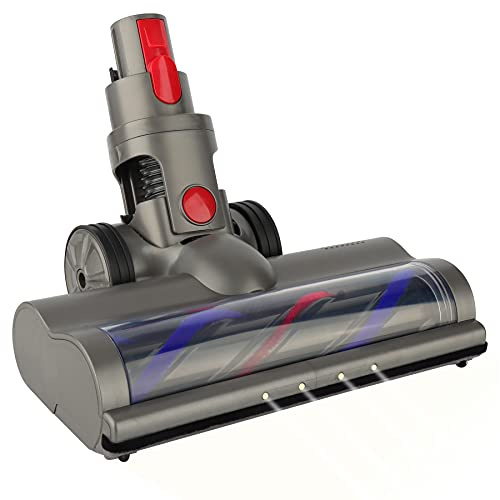 Ninthseason Quick-Release Direct Drive Cleaner Head Turbine Floor Tool Accessory for V15 V11 V10 V8 V7 Cordless Vacuum Cleaner for Carpets, Parquet and Hard Floors
