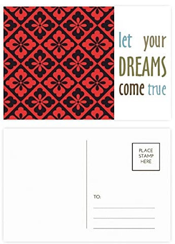 Traditionelle japanische Kultur Dream Come True Postkarten-Set, Dankeskarte, 20 Stück
