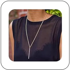 Atentuyi Gold Lange Halskette Bar Anhänger Halskette Zierliche Kette Minimalistische Halskette Schmuck Für Frauen Und Mädchen