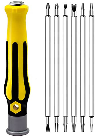 Phillips Screwdriver, MYLERCT 13 in 1 Screw Driver Set, Small Screwdriver Portable Compact Multi Function Disassembly Tool, Suitable for All Types of Small and Medium Sized Electrical Appliances