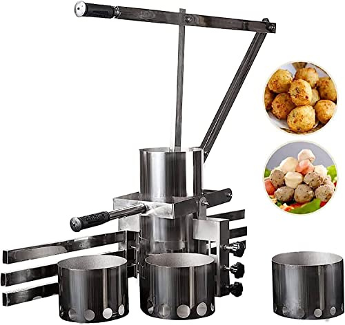 LINTAIZUO Macchina Manuale per polpette, Macchina per la formatura di polpette, Produzione di polpette di Pesce con polpette di Riso glutinoso, Gnocchi Dolci Macchina per polpette Che Fa Macchina