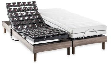 Deko Dream Matratze Set+Ergo 9 Dreamzone Elektrische Entspannung Box Spring - 2x90x200 cm - Matratzen Süße