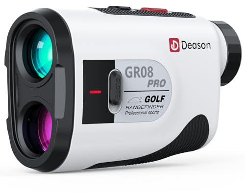 Golfavståndsmätare med sluttning, 1 300 meter laseravståndsmätare 7 x förstoring, uppladdningsbara avståndsmätare som golf med flagglåsvibration, hastighetsläge för jakt skytte som Thanksgiving-gåva