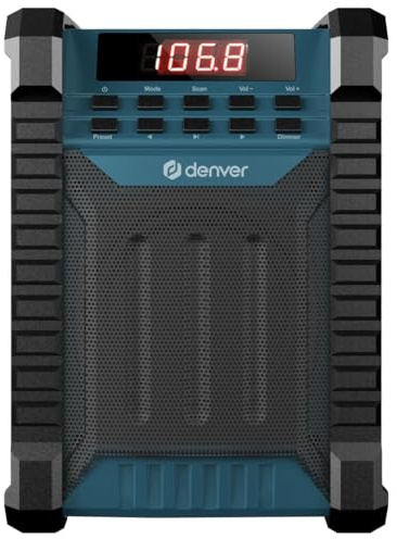 Denver WRB-60 FM Transmitter Bluetooth Blue, Grey