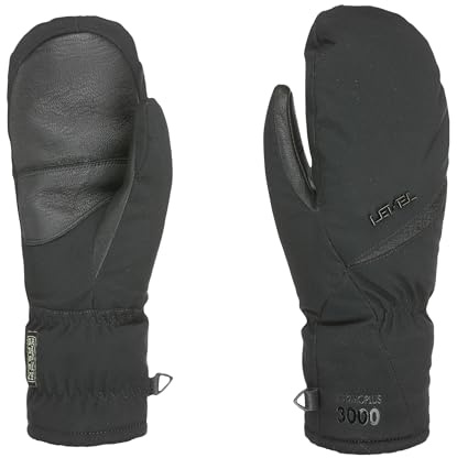 Level Alpine W Mitt - Moffole Sci Donna, Guanti Donna Invernali Protettivi Impermeabili e Traspiranti, Guanti Termici con Polsino in Pelliccia, Abbigliamento Neve Donna per Sci e Snowboard, 1 Paio