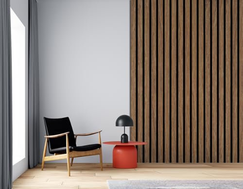 3D Wall Panels, Wood Look Cladding, Polystyrene Cladding for Living Room, Kitchen, Bathroom, Balcony, Bedroom, Counter Back and Teras (100 cm x 50 cm x 2.5 cm)