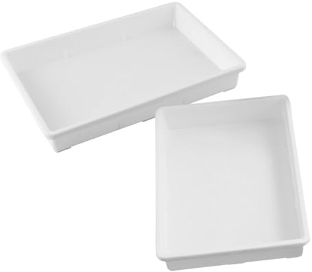 Toyvian 2pièces Soucoupes pour Pots de Fleurs Bac Récupérateur Eau Récipient à Eau Plastique Plateau de Drainage Accessoires pour Plantes