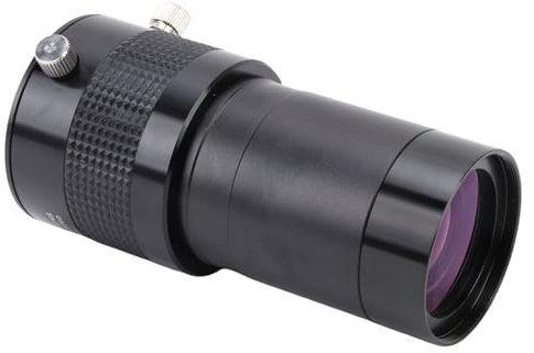 Akozon Barlow-Linse, 2 Zoll, 2-fache Vergrößerung, ED-Glas-Teleskop-Barlow-Linse mit 1,25-Zoll-Okularadapter, Ideal für Deep-Sky-Astronomie-Beobachtungen