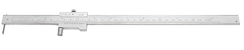 MasYosh Calibre Vernier de Acero Inoxidable, Rango de Medición de 0-300 Mm con Aguja de Carburo, Regla de Trazado Paralela para una Medición Precisa de Piezas de Trabajo