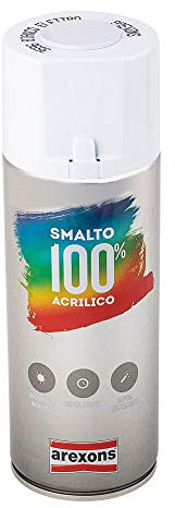AREXONS SMALTO 100% ACRILICO spray Speciale per Elettrodomestici 400 ml vernice spray universale, smalto acrilico resine di alta qualità, essiccazione rapida, bomboletta spray, uso facile