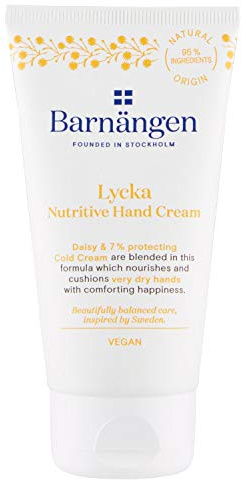 Barnängen Lycka Creme – Ernährung für sehr trockene Hände – 75 ml