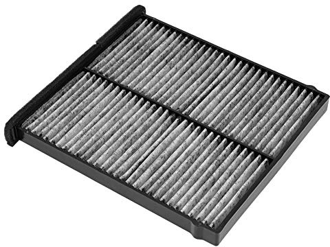 Qiilu Filtro de aire para cabina, Carbón activado, Filtro de aire contra el polvo y polen para autos para CX-5 2012-2017 [Tela de carbón activado]