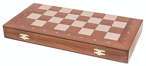 Square - Pro Schach Nr 4 Mahagoni AG - Schachspiel aus Holz - Schachbrett & Staunton 4