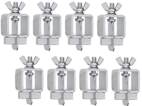 Tiardey 8pcs Small Butt Welding Clamps Panel Clamps for Edge to Edge Welding