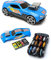 Hot Wheels Car Storage 2in1 Race N' Haul free wheel Car Storage case with Retractable Handle - Stores up to 15 cars (cars not included)