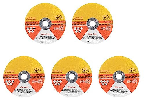 5 Stücke 75mm Kreisförmige Harz Sägeblatt Schleifen Rad Trennscheibe Für Winkel Grinder Faser Verstärktes Harz Power Werkzeuge Schleifmaschinen