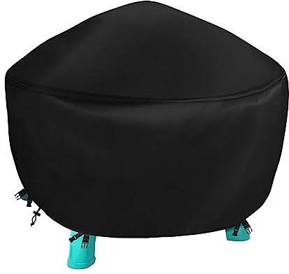 PEUTIER Kids Water Table Deckung, Kinder-Wassertisch-Abdeckung Wasserdicht Staubdicht Schneefest 420D Oxford Outdoor-Spielzeug Kinderspieltischabdeckung Schutz (87 x 87 x 45cm)