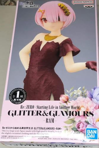 Banpresto Figurine d'action Ram Re:Zero Star Life in Another World - Glitter et Glamours, 23 cm, Multicolore, BP88940P