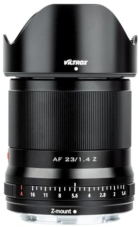 VILTROX AF 23mm F1.4 Z APS-C Objektiv für Nikon Z Mount, Weitwinkel Prime Festbrennweite mit Autofokus, geeignet für spiegellose Nikon Z Kameras Z30 Z50 Zfc Z5 Z6/II Z7/II Z8 Z9 Zf