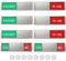 LDXDRU 4 Pack Vacant In Use Door Sign, Magnetic Slider Door Indicator Sign, Bathroom Door Sign Toilet Sign Privacy Sign Restroom Signs for Office Conference Room
