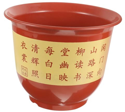 SEWOART 2pièces Pots De Plastique pour Orchidées Pot De Jardin avec Drainage pour Culture des Plantes Couleur Rouge