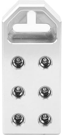 aqxreight Car Audio Battery Terminal 6 Holes 0GA Aluminium Alloy Terminal Block Boat Yacht RV