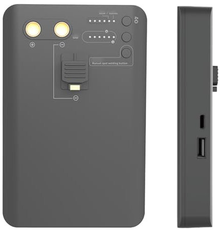 Mini Punktschweißgerät, 2500 mAh Akku Punktschweißgerät, mit Typ-C-Ladeanschluss, Nickelband, Punktschweißen, kleines Haushalts-Faserpunktschweißgerät
