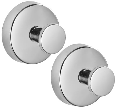 YESTARTDS 2 Pezzi Gancio Ventosa a Parete Forte Ganci a Ventosa Super Resistenti Senza Foratura Ganci a Ventosa In Acciaio Inox 304 Per Accappatoio Cappotto Strofinacci, Utensili Da Cucina Bagno