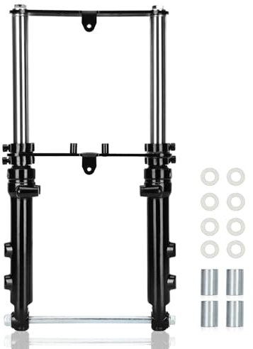 Mini Bike Suspension Kit,Mini Bike Front Suspension Fork for Mega,Coleman and Many Others-Great Upgrade for Most Mini Bikes,Small Motorcycle Shock Absorber Fork Frame Upgrade Kit