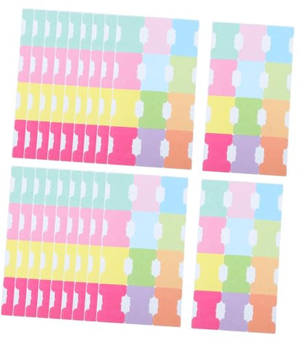 Tofficu Notizbuch Lesezeichen 20 Blatt Selbstklebende Registerkarten Farbig Klein Platzsparend Für Schule Büro Und Zuhause