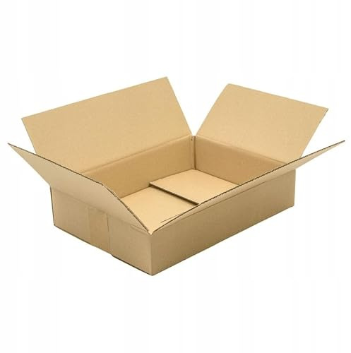 DHL litet paket kartong 350 x 250 x 80 mm brun, fraktkartong, varor, litet paket, paket (100)