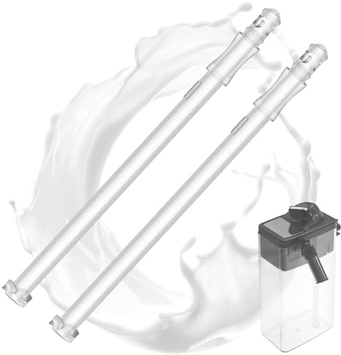 Ancable 2x Milchansaugrohr für DeLonghi ECAM ETAM ESAM, Ersatz für 5313232961, Hochwertige 15,7cm Milchschläuche für DeLonghi Kaffeevollautomaten mit LatteCrema System