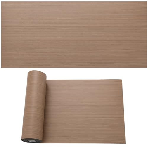3D Wandpaneele Selbstklebend, 40cmX300cm Holzoptik Wandverkleidung Selbstklebend, Holz Optik Paneele Tapeten für Innenwanddekoration, 3D Akustikpaneele, Wasserdicht, 1.2㎡ (Braun)