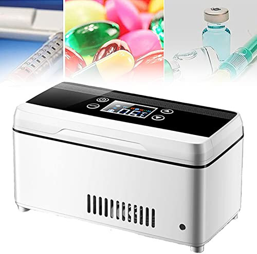 Caso refrigerato del refrigeratore di insulina, scatola frigorifera portatile, contenitore del reefer della medicina, per mantenere il farmaco del diabete a temperatura costante (Touch Battery*3)