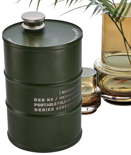 Frasco para Whisky - Garrafa Cerveza Exterior - Acero Inoxidable Portátil 750 ml para Excursionismo y Viajes