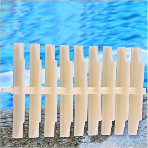 VDCVADKYE Rejillas de Desagüe para Piscina, Rejillas de Drenaje de Piscina de plástico ABS, Cubierta de Drenaje Blanca, Varios tamaños(13cm)