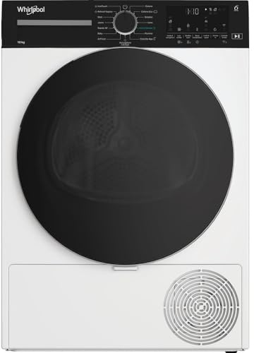 Whirlpool C WD 104M WBS IT Asciugatrice | Libera Installazione, 10kg, classe C, White, Display digitale XL, Wi-Fi, IronTouch