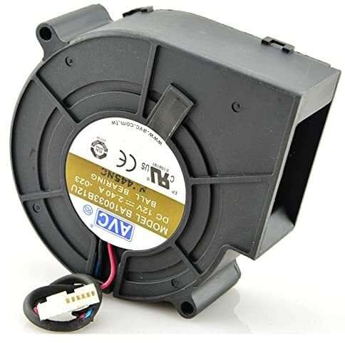 LMNCBVYA - Soffiatore a 3 fili per un flusso d'aria efficiente ad alto volume d'aria 12V 2.40A BA10033B12U ventilatore a sfera per forno