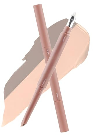 Korrekturstift für die Augen, doppelte seidige Formel, zum Aufhellen um die Augen, Lidschatten, 2,5 g, für jugendliches Gesicht, Cosplay, Party, Geburtstag, Reise