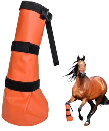 Generisch Huf Einweichstiefel Für | EinweichFür Hufentlastung - Wasserdichter Soaker,Für Training Ausritt Stall Rennen Wettbewerb Und Freiland