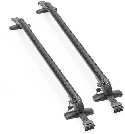 Dachträger Ohne Reling Universal-Dachgepäckträger Aus Aluminium, 110 cm (43,3 Zoll), 2-teilig