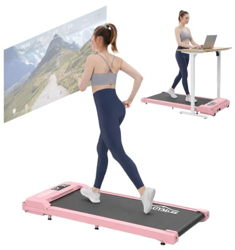 DR.GYMlee Walking Pad Laufband für Zuhause, Untertisch Laufband 1–6 km/h, leises Laufband bis 120KG, mit APP & Fernbedienung, 5-Schicht-Dämpfung, kompakt & platzsparend