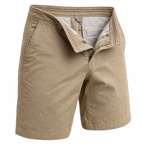 TONY BACKER Pantaloncini Corti Uomo Chino Bermuda Tinta Unita Cotone 1633