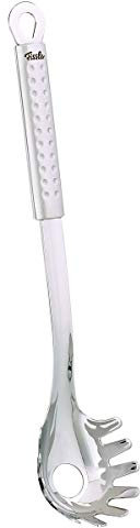 Fissler Magic/Edelstahl-Spaghettiheber, Nudel-Löffel, mit Ablaufloch, poliert – spülmaschinengeeignet